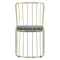 Krzesło CAGE Celeste 47 56 82 cm Zestaw 2 szt. (Wysokość siedziska 45 cm)